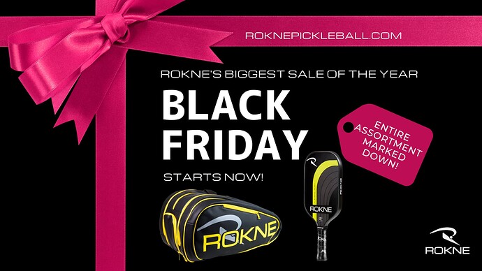 ROKNE pickleball black friday deals