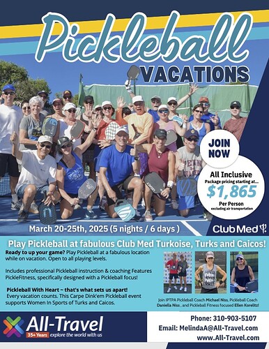 Pickleball MARCH2025 Flyer - Co Ed copy