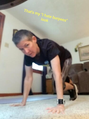 PB 14 burpees